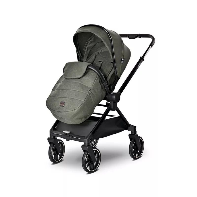 Carucior Set 3 in 1, Reya, maner reversibil, pana la 22 kg, Verde 8