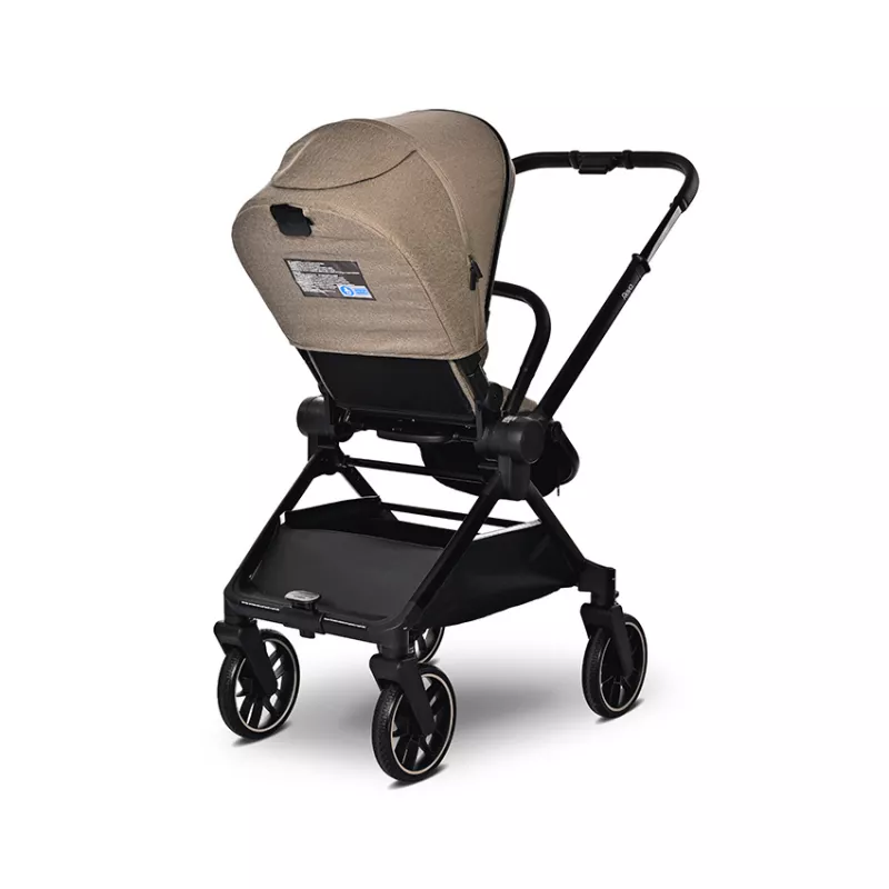 Carucior Set 3 in 1, Reya, maner reversibil, pana la 22 kg, Maro 12