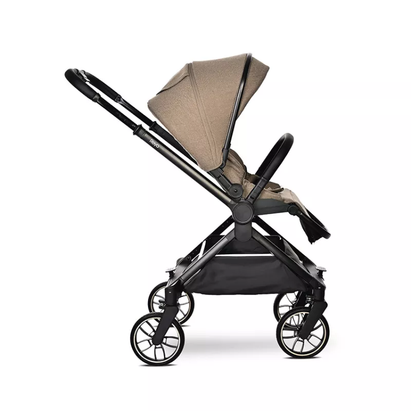 Carucior Set 3 in 1, Reya, maner reversibil, pana la 22 kg, Maro 13
