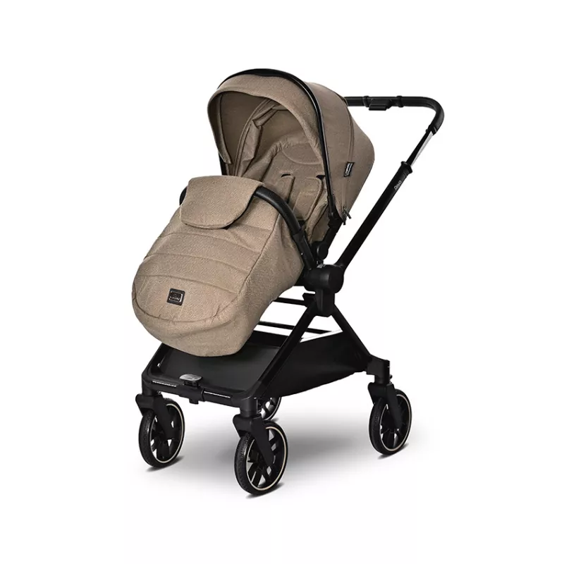 Carucior Set 3 in 1, Reya, maner reversibil, pana la 22 kg, Maro 8