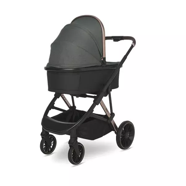 Carucior set 3in1,  Aria, cosulet auto Aria Luxe 40-87 cm inclus, Green 7