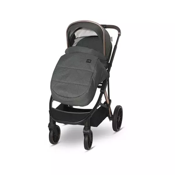 Carucior set 3in1,  Aria, cosulet auto Aria Luxe 40-87 cm inclus, Green 3