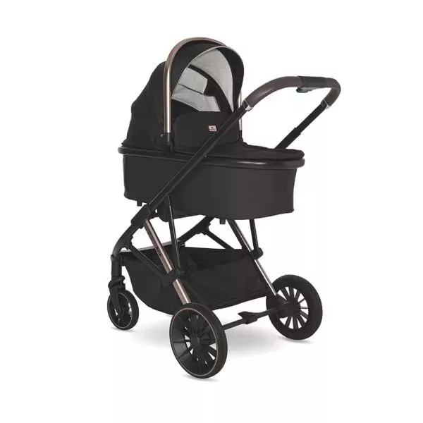 Carucior set 3in1,  Aria, cosulet auto Aria Luxe 40-87 cm inclus, Black 5