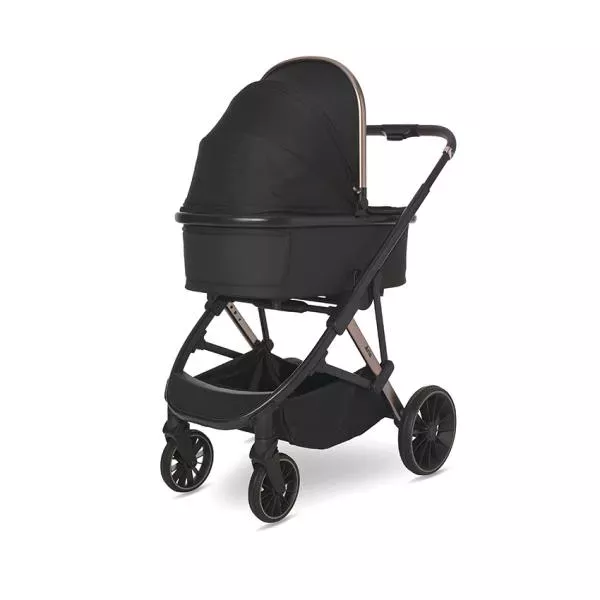 Carucior set 3in1,  Aria, cosulet auto Aria Luxe 40-87 cm inclus, Black 6