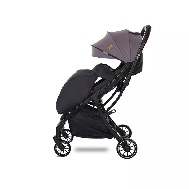 Carucior sport autofold, de la 0 luni pana la 4 ani, maxim 22 kg, protectie UV, Minori, Grey Jasper 4