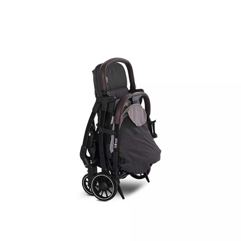 Carucior sport autofold, de la 0 luni pana la 4 ani, maxim 22 kg, protectie UV, Minori, Grey Jasper 5