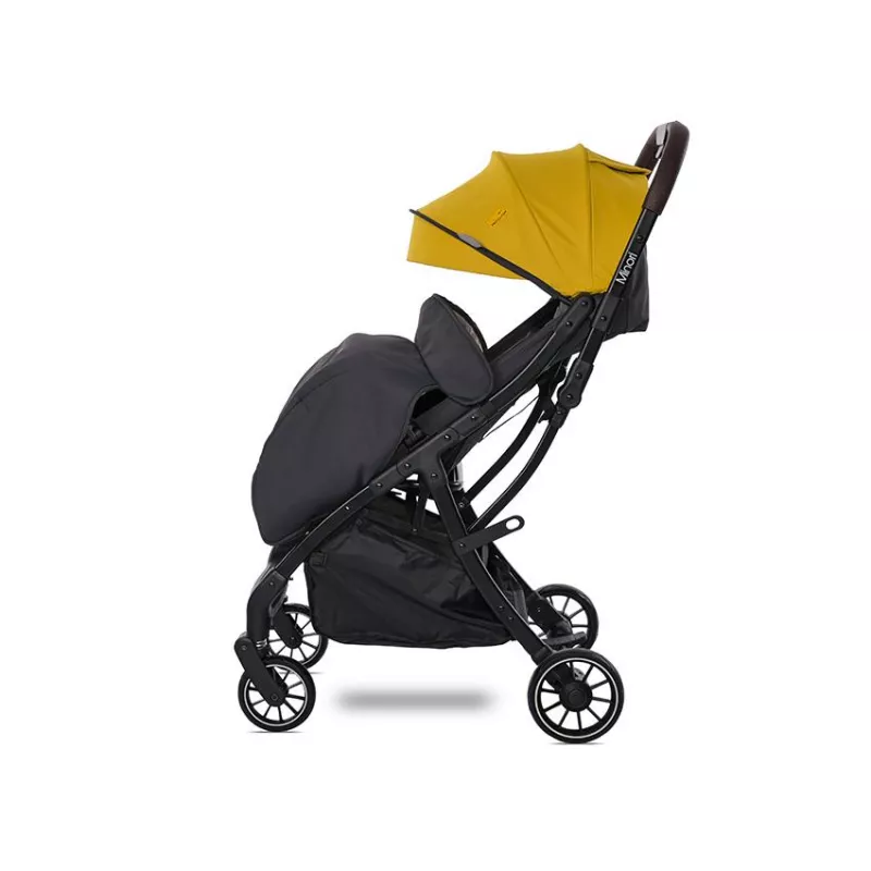 Carucior sport autofold, de la 0 luni pana la 4 ani, maxim 22 kg, protectie UV, Minori, Lemon Curry 4