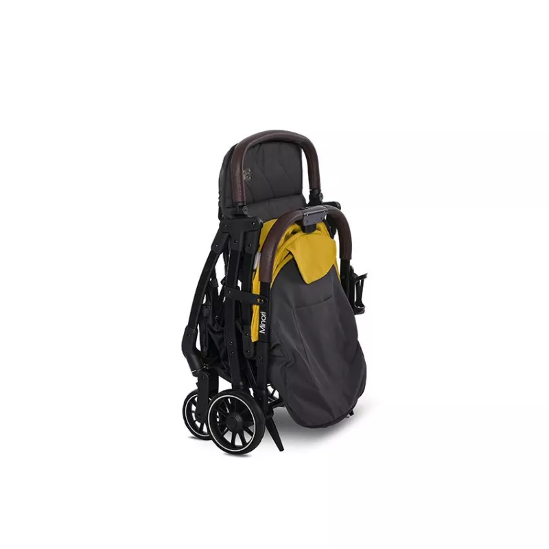 Carucior sport autofold, de la 0 luni pana la 4 ani, maxim 22 kg, protectie UV, Minori, Lemon Curry 5