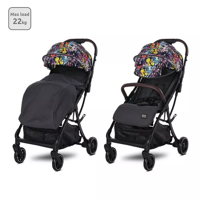 Carucior sport autofold, de la 0 luni pana la 4 ani, maxim 22 kg, protectie UV, Minori, Magic Flowers 1