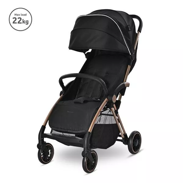 Carucior sport autofold Quick, de la 0 luni pana la 4 ani, maxim 22 kg, Negru Jasper 1