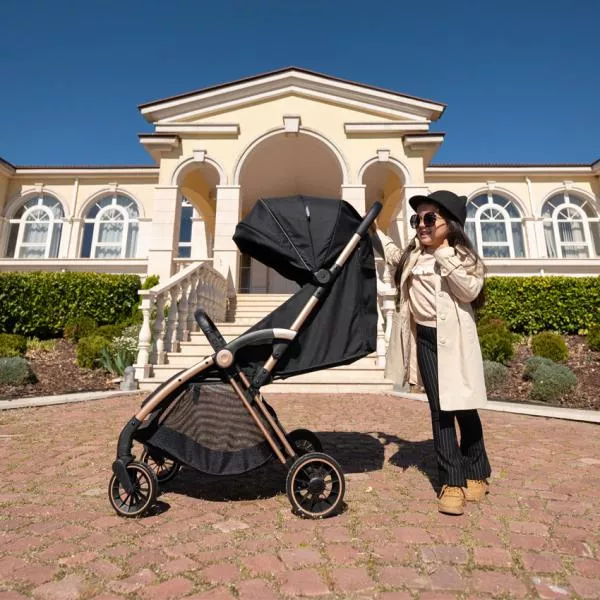 Carucior sport autofold, Quick, pana la 22 kg, Beige Warm 5