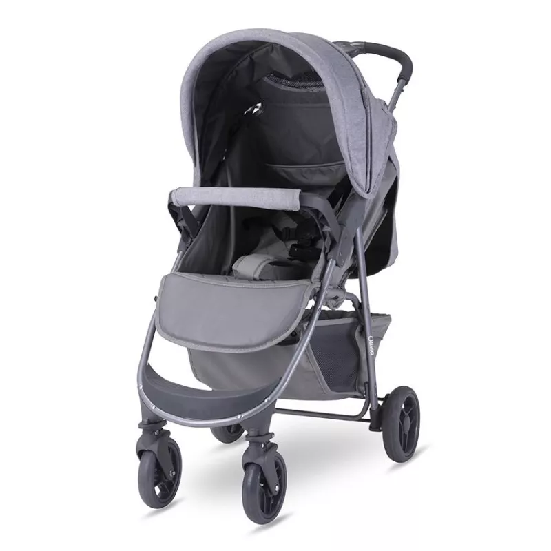 Carucior sport Olivia Basic, cu husa de picioare, pliere tip carte, Cool Gri 3