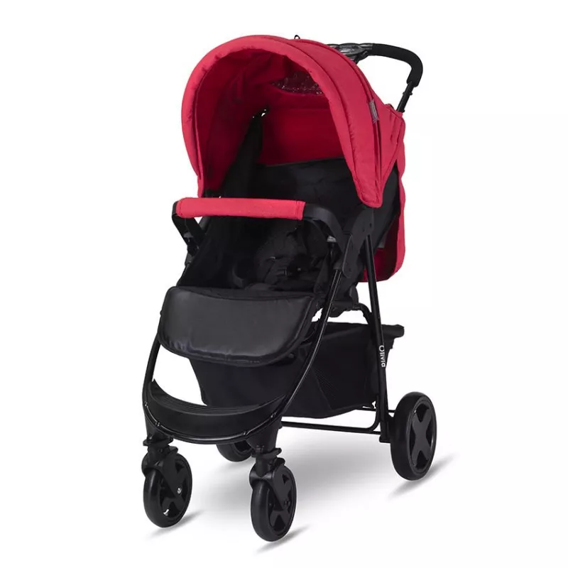 Carucior sport Olivia Basic, cu husa de picioare, pliere tip carte, Mars Rosu 3