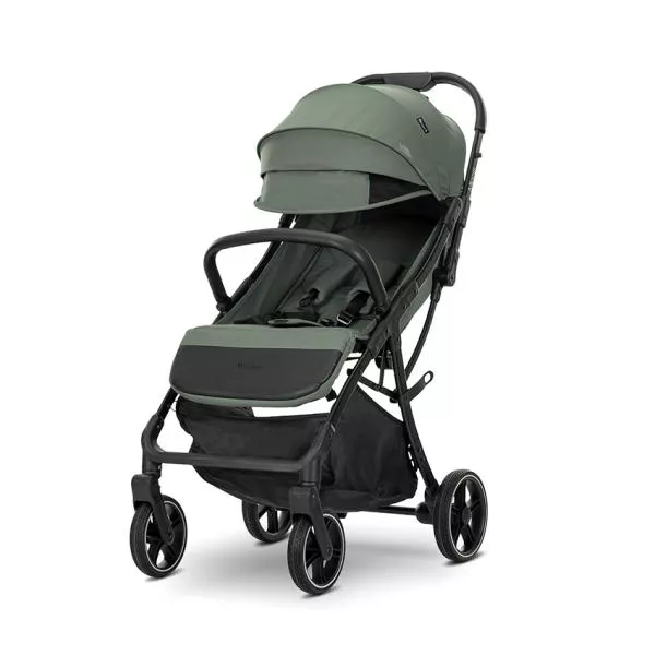 Carucior sport, Minori, sistem de pliere cu o singura mana, spatar reglabil cu mecanism, husa textila UV 50+, Green 2