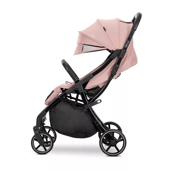 Carucior sport, Minori, sistem de pliere cu o singura mana, spatar reglabil cu mecanism, husa textila UV 50+, Pink 3