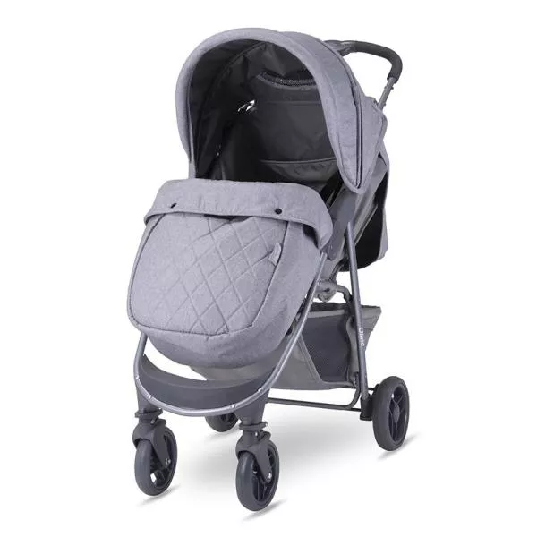 Carucior sport Olivia Basic, cu husa de picioare, pliere tip carte, Cool Gri 2