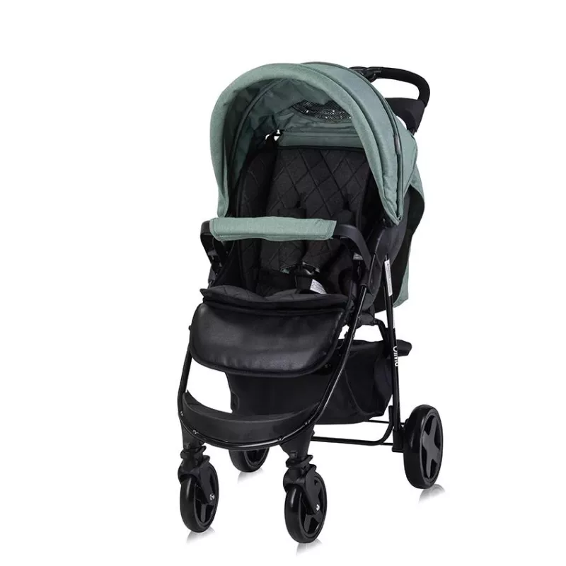 Carucior sport Olivia, pliere tip carte, cu husa de picioare, Verde Bay 3