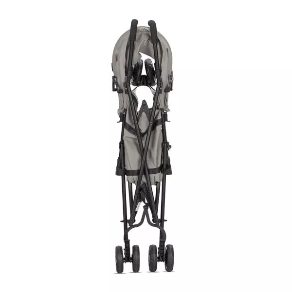 Carucior sport, Vaya, ultra light, manere ergonomice, roti spate cu frana sincronizata, pana la 22 kg, 6 luni+, Grey 3
