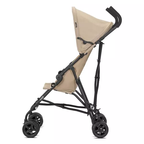 Carucior sport, Vaya, ultra light, manere ergonomice, roti spate cu frana sincronizata, pana la 22 kg, 6 luni+, Beige 2