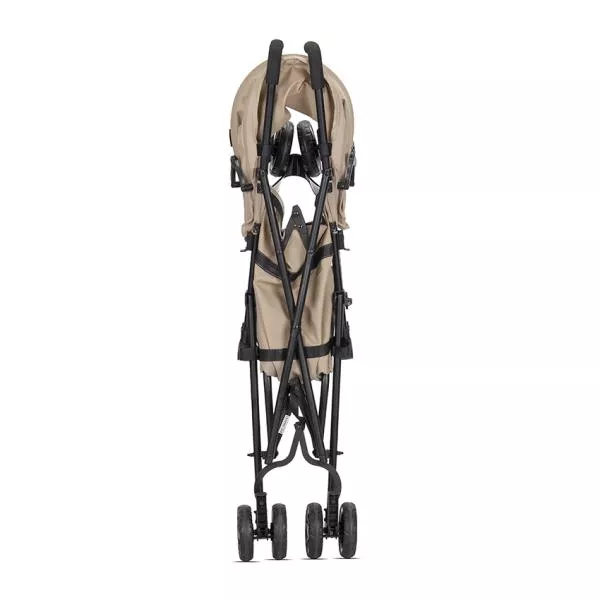 Carucior sport, Vaya, ultra light, manere ergonomice, roti spate cu frana sincronizata, pana la 22 kg, 6 luni+, Beige 3