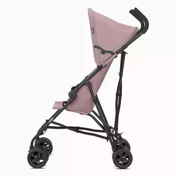 Carucior sport, Vaya, ultra light, manere ergonomice, roti spate cu frana sincronizata, pana la 22 kg, 6 luni+, Rose 2