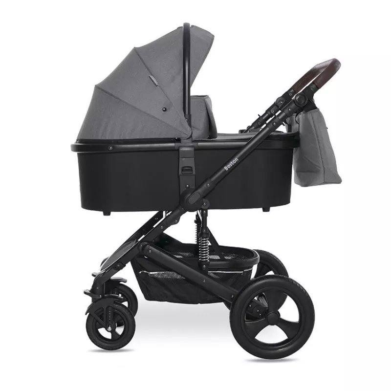 Carucior transformabil Boston, de la 0 luni pana la 22 kg, Dolphin Grey 4