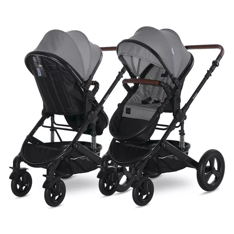 Carucior transformabil Boston, de la 0 luni pana la 22 kg, Dolphin Grey 9
