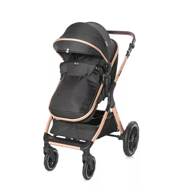 Carucior transformabil, Viola, cu adaptori cos auto, pana la 22 kg Black Diamonds 5