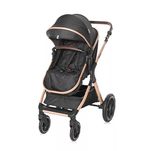 Carucior transformabil, Viola, cu adaptori cos auto, pana la 22 kg Black Diamonds 6