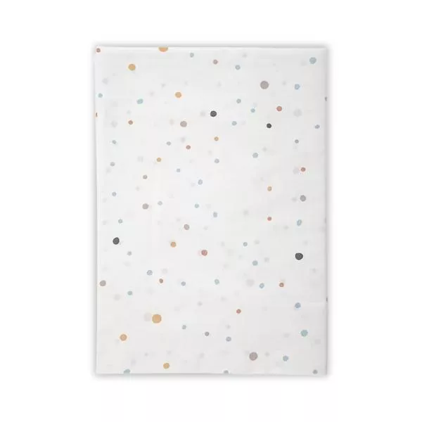 Cearceaf bumbac ranforce, 100 x 150 cm, Happy Friends Blue 1