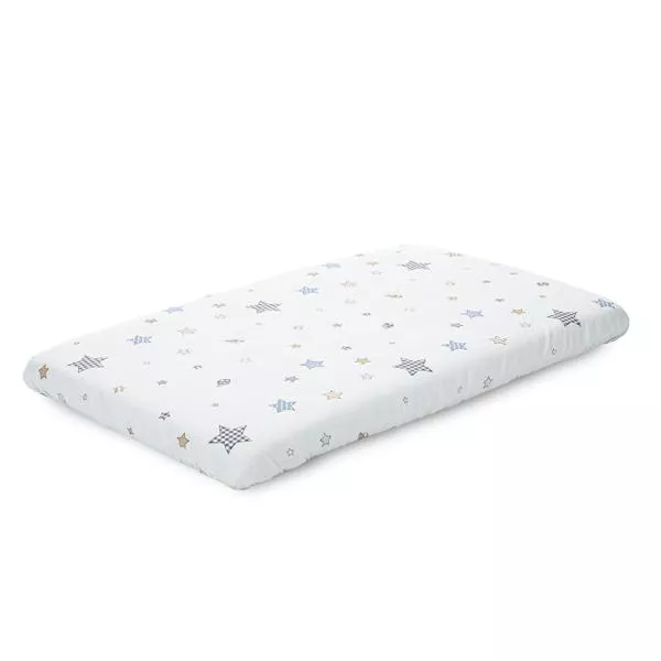 Cearceaf cu elastic pentru patut, 98 x 65 cm, 100% bumbac ranforce, Blue 3