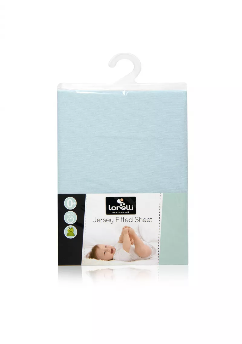 Cearsaf pat jersey, 60 x 120 cm Blue 1