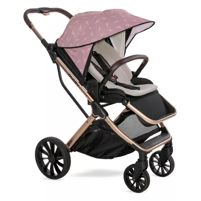 Copertina pentru carucior, model universal, protectie solara, Mellow Rose Floral 1