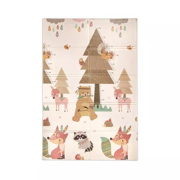 Covoras de joaca termic pentru copii, din spuma XPE, design cu doua fete, pliabil, 120 x 180 cm, Home & Stars Covoras de joaca termic pentru copii, din spuma XPE, design cu doua fete, pliabil, 120 x 180 cm, Home & Stars 2