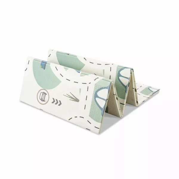 Covoras de joaca termic pentru copii, din spuma XPE, design cu doua fete, pliabil, 180 x 200 cm, Funny City & Stars Covoras de joaca termic pentru copii, din spuma XPE, design cu doua fete, pliabil, 180 x 200 cm, Funny City & Stars 4