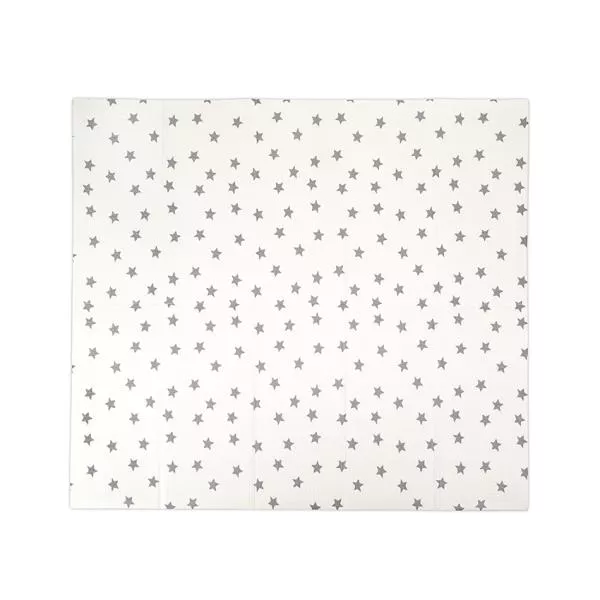 Covoras de joaca termic pentru copii, din spuma XPE, design cu doua fete, pliabil, 180 x 200 cm, Waves & Stars 3