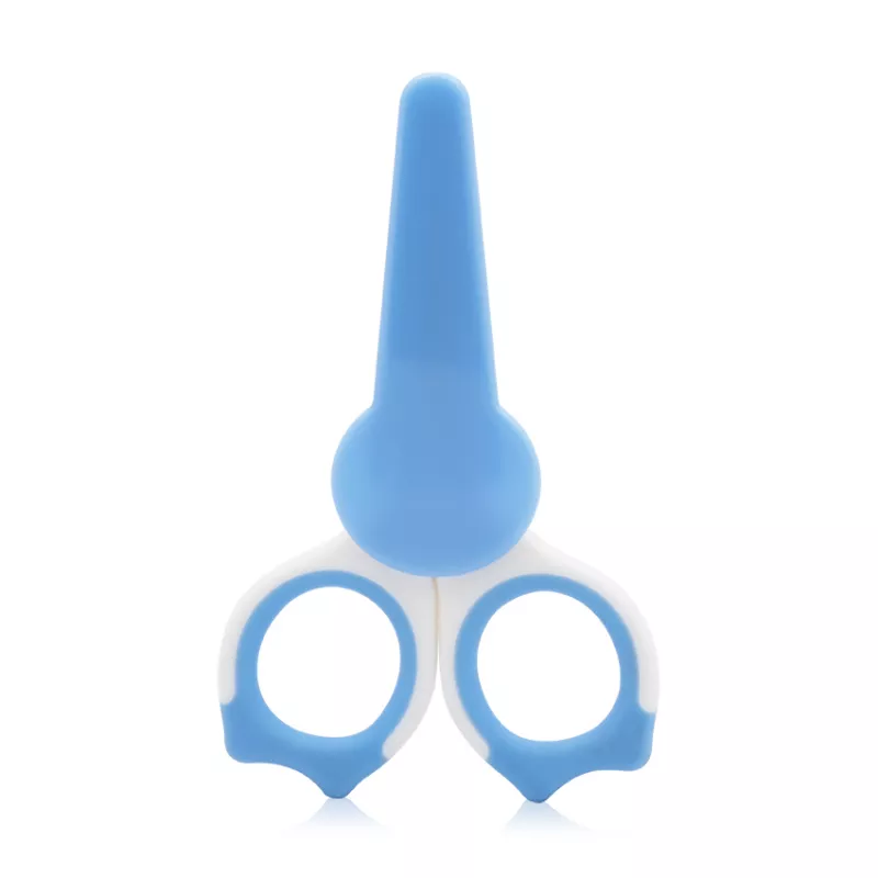Forfecuta de unghii pentru bebelusi, cu suport de protectie, 0 luni+, Moonlight Blue 2