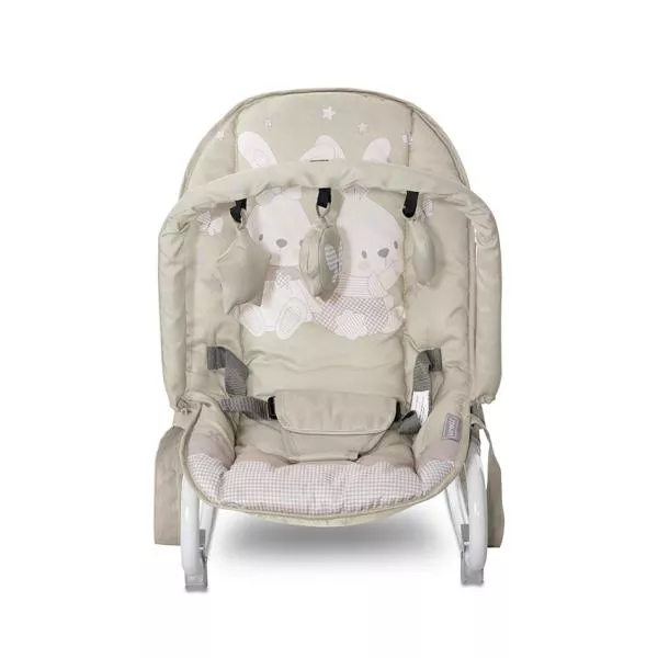 Fotoliu balansoar, Eliza, Beige Bunnies 2