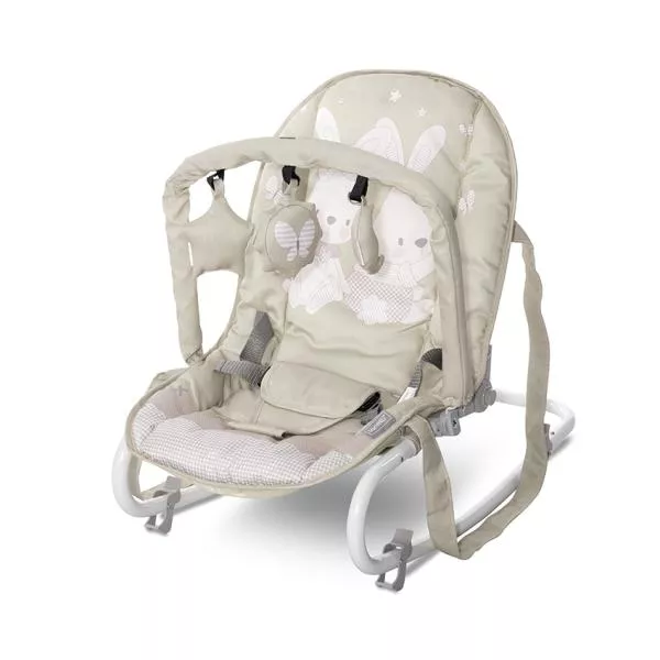 Fotoliu balansoar, Eliza, Beige Bunnies 1