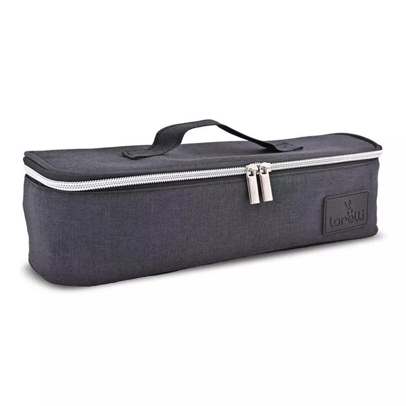 Geanta termica pentru mancare Avy, 3 compartimente detasabile, 33x11x10 cm, Negru 1