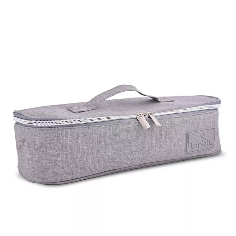 Geanta termica pentru mancare Avy, 3 compartimente detasabile, 33x11x10 cm, Gri 1