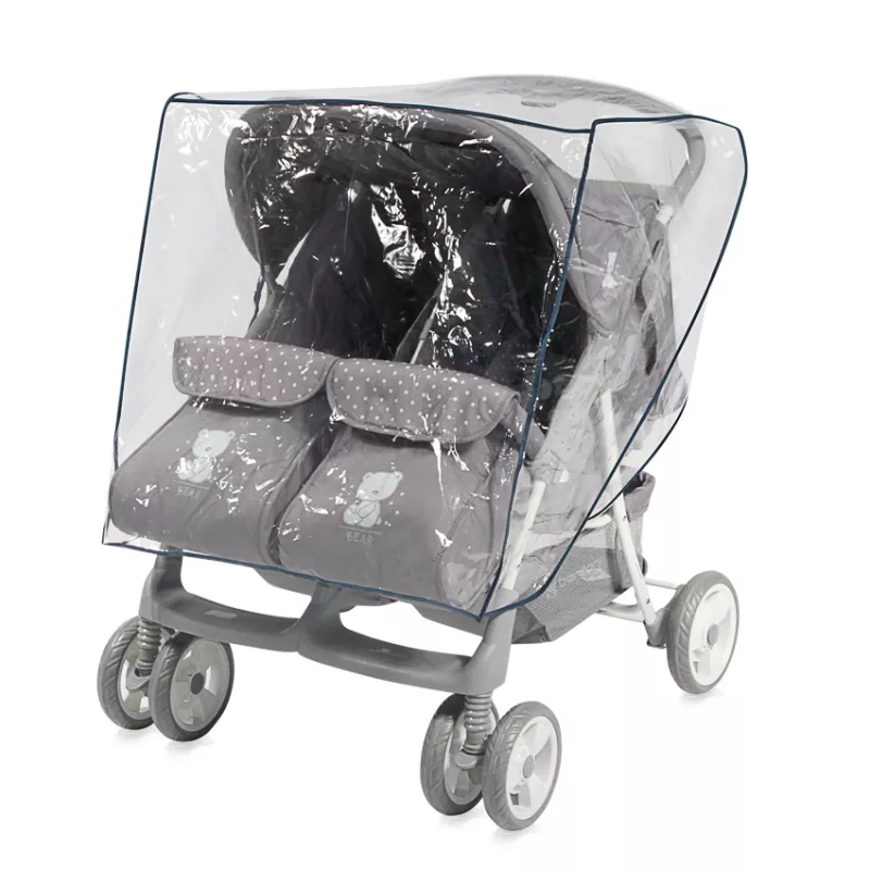 Husa de ploaie pentru carucior de gemeni, Duo, universal 1