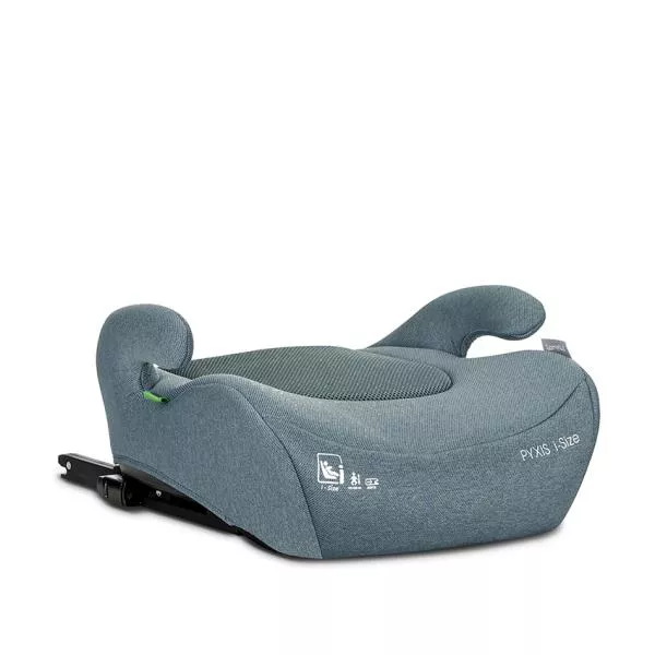 Inaltator auto pentru copii, Pyxis, i-Size, Isofix, tip booster cu spatar detasabil, 6-12 ani, 125-150 cm, Blue 3
