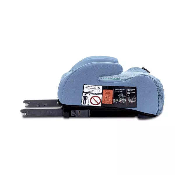 Inaltator auto pentru copii, Zen, Isofix, 6-12 Ani, 125-150 cm, cu conectori pentru ghidaj, Blue 5
