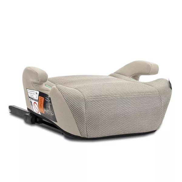 Inaltator auto pentru copii, Zen, Isofix, 6-12 Ani, 125-150 cm, cu conectori pentru ghidaj, Beige 2