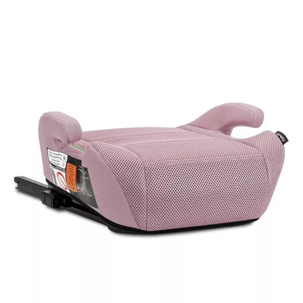 Inaltator auto pentru copii, Zen, Isofix, 6-12 Ani, 125-150 cm, cu conectori pentru ghidaj, Rose 2
