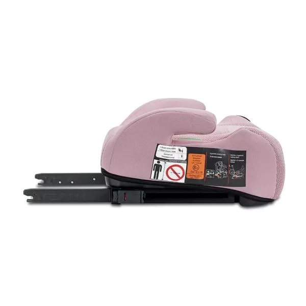 Inaltator auto pentru copii, Zen, Isofix, 6-12 Ani, 125-150 cm, cu conectori pentru ghidaj, Rose 5