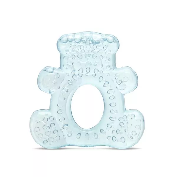 Jucarie de dentitie bebelusi, refrigeranta, 3 luni+, Bear, Aqua Blue 1