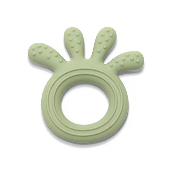 Jucarie de dentitie din silicon, 0 luni+, Octopus, Fresh Green 1