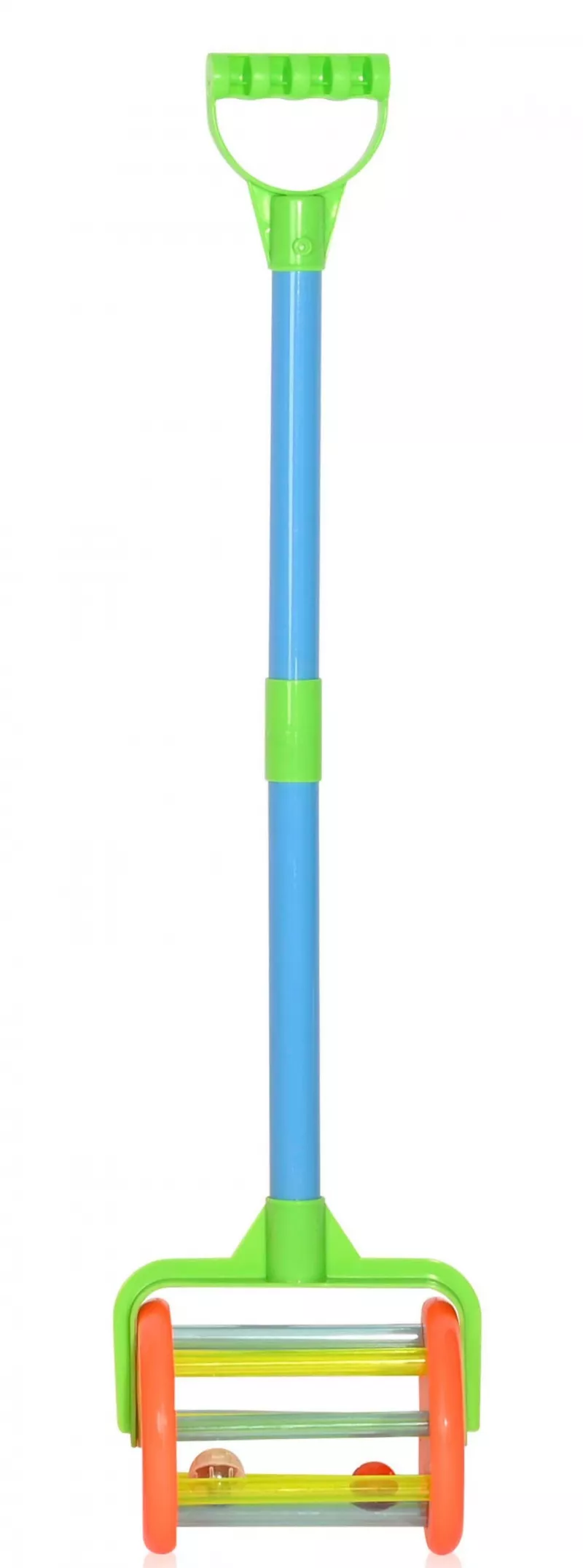 Jucarie de impins, cu tija, 60 cm, Ball , Blue 1